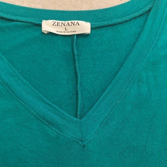 Zenana | women’s large green | tunic tank - Picture 2 of 2